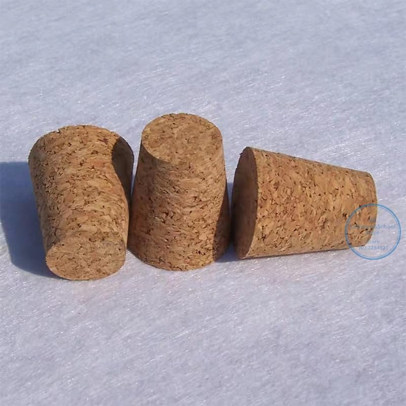 29 * 20 * 35 mm Labor-Holzkorken Reagenzglasstopfen Glasflaschen-Teeglas-Verschlussstopfen for Schulexperimente oder Haushalt(300pcs)