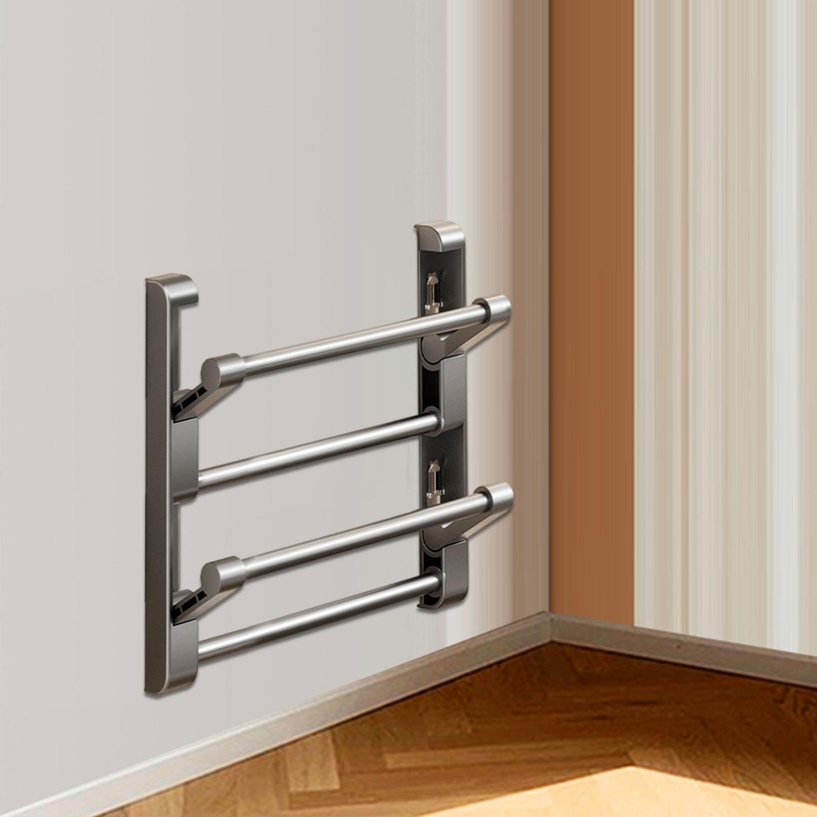Wandmontiertes Schuhregal, Faltbar, Vielseitig Einsetzbar, Platzsparend, Ideal für Küche, Wohnmobil, Schlafzimmer, Flur Oder Tür