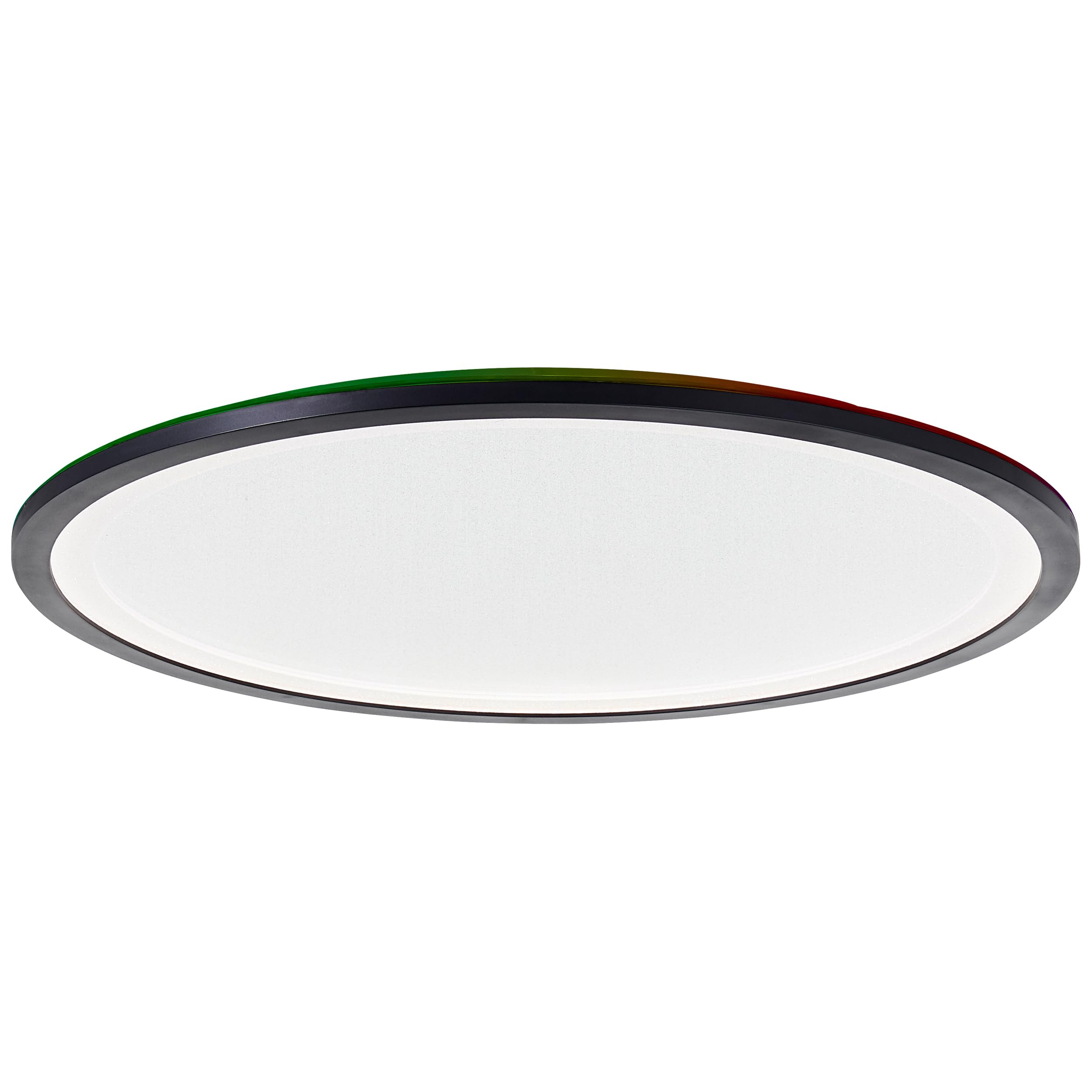 Brilliant Lampe Mosako LED Deckenaufbau-Paneel, 50 cm, Schwarz/Weiß