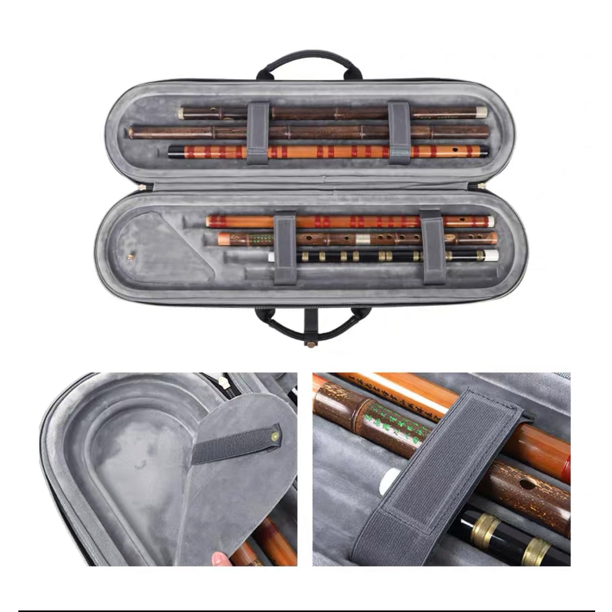 Amazon | MUYIYANG 篠笛ハードケース 竹笛 龍笛 笛子 笛子包 横笛