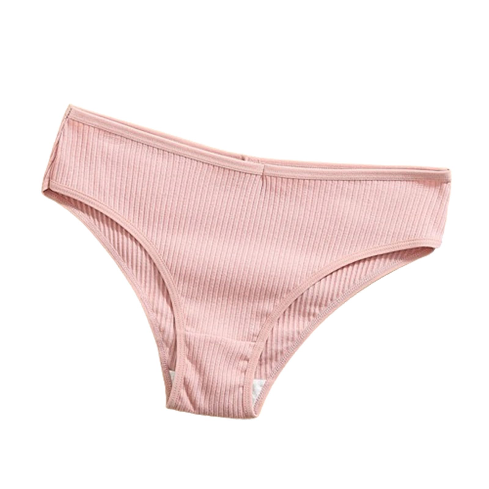 Akklian Womens Thongs Underwear Ladies Thong Breathable Soft Panties T-Back No Line Undies Regular Stretch Cotton Panties