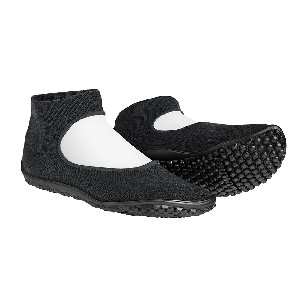 leguano Ballerina schwarz – Leichter Barfußschuh für Damen