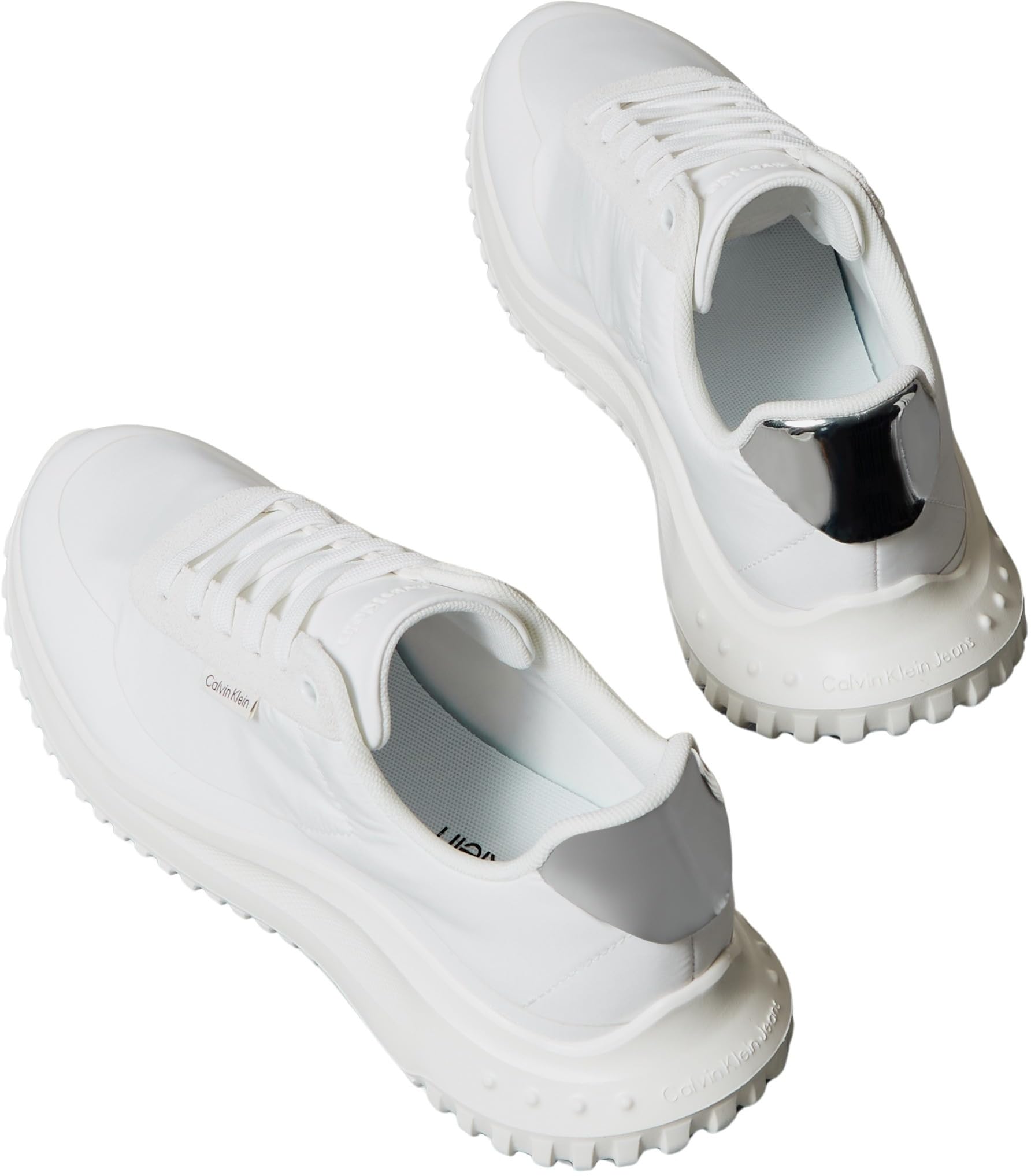 Calvin Klein Eva Runner Lace Up Mat Mix Yw0yw02016, Parte Superior Baja Mujer