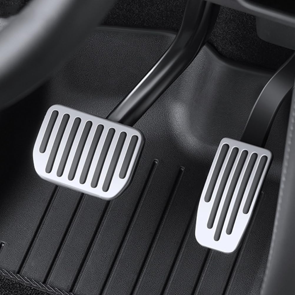 Car Pedal Pads Gas Pedal Extender Cover Pedal Extenders for Cars Brake Pedal Pad Cover Auto Aluminum Pedal Covers Accessories Non-Slip Pedals Accessories