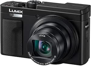 PANASONIC LUMIX ZS80 20.3MP Digital Camera, 30x 24-720mm Travel Zoom Lens, 4K Video, Optical Image Stabilizer and 3.0-inch Display – Point &amp; Shoot Camera with Lecia Lens - DC-ZS80K (Black)