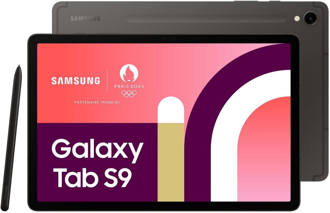 Samsung Galaxy Tab S9 Tablet Android 13 256 GB 27.81 cm 11 inch AMOLED 2560 x 1600 microSD slot Graphite