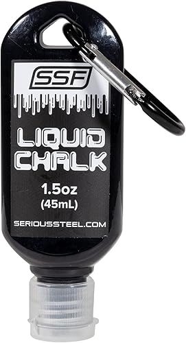 Miniatura 10 de Serious Steel Fitness Tiza líquida/levantamiento de pesas tiza líquida Powerlifting, levantamiento de pesas, escalada en roca, tiza de entrenamiento