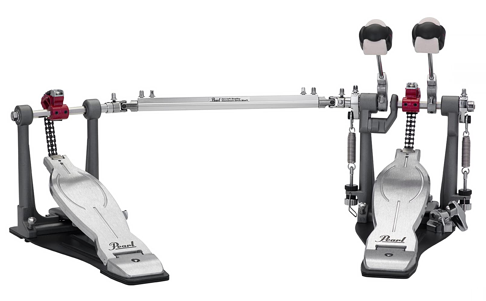 良品】Pearl ツインペダル P-902 ケース チューニングキー等付属品付 