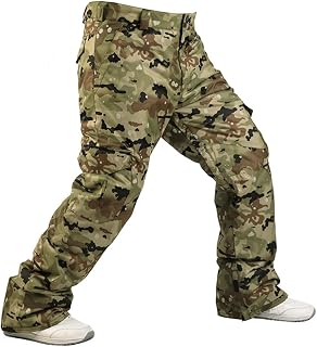 Men 'S Waterproof Snowboard Pants Winter Ski Pants Man Camouflage High-Waist Outdoor Windproof Thicker Snow Skiing Trousers
