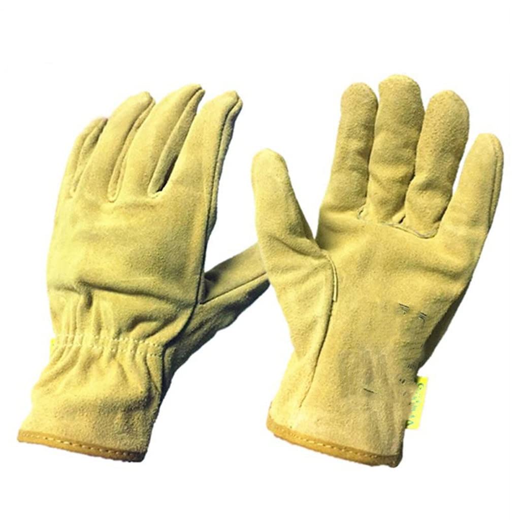 Gants De Jardinage Robustes, Vêtements Soudage Électriques, Gréeur Renforcé, Cuir Travail Antidérapant