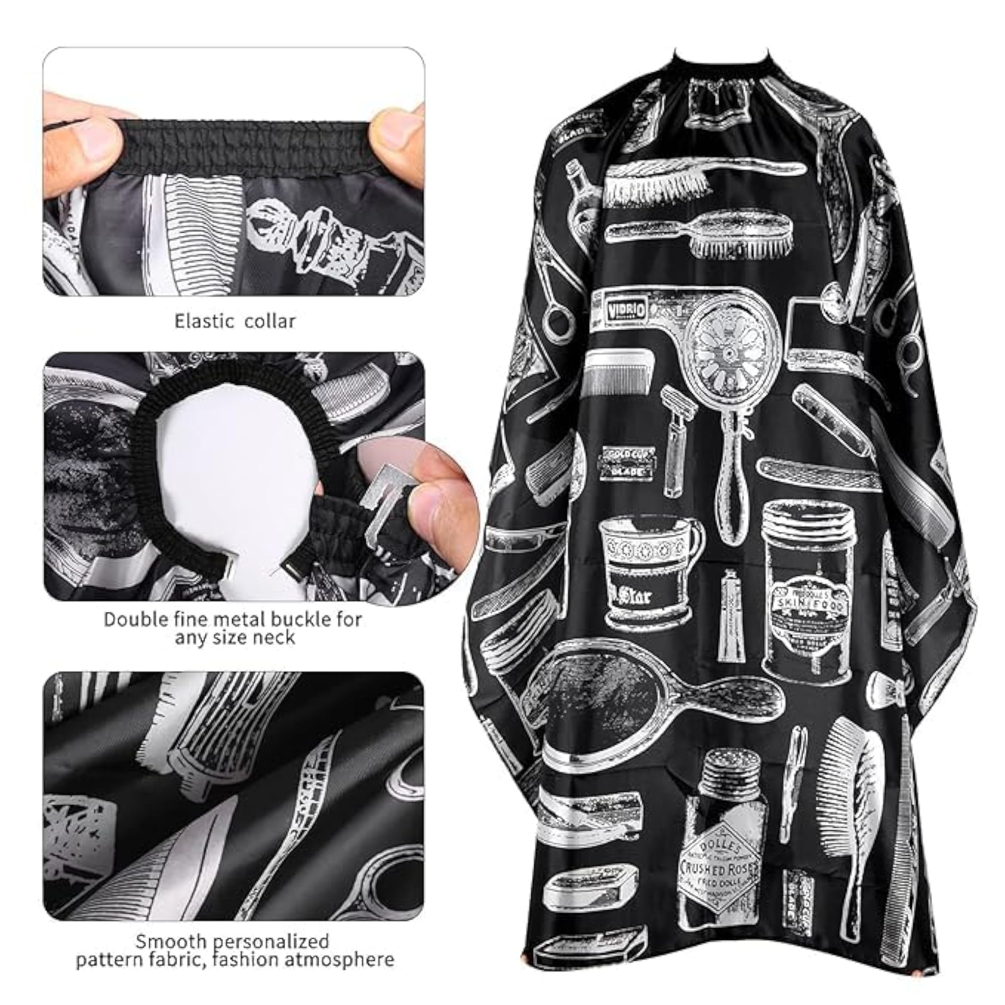 Nylon Waterproof Barber Apron for Hair Cutting