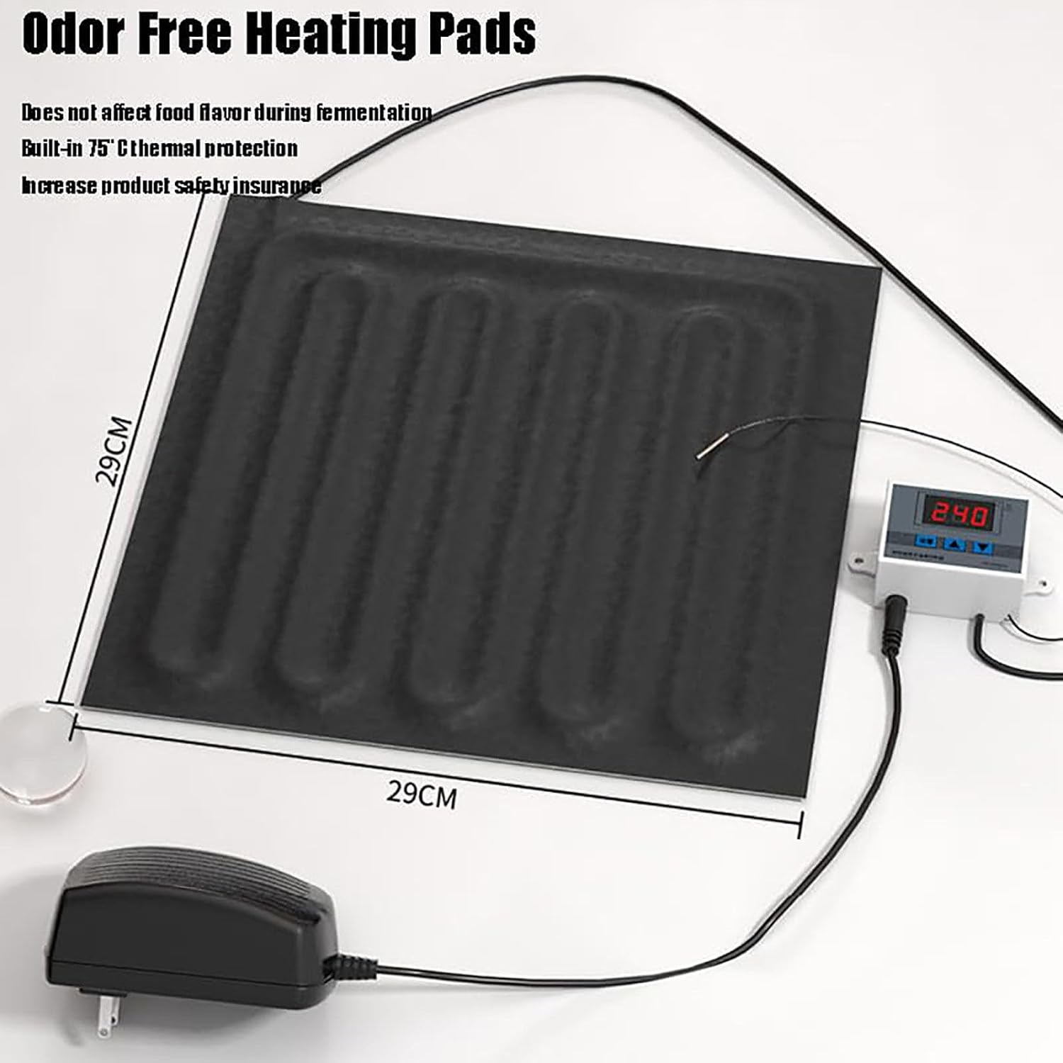 Dough Proofer(-50~110°c Temperature Control) - Fold Dough Proofing Box, Low Temperature Heating/0.1°c Precise Temperature Control, for Making Yogurt, Bread