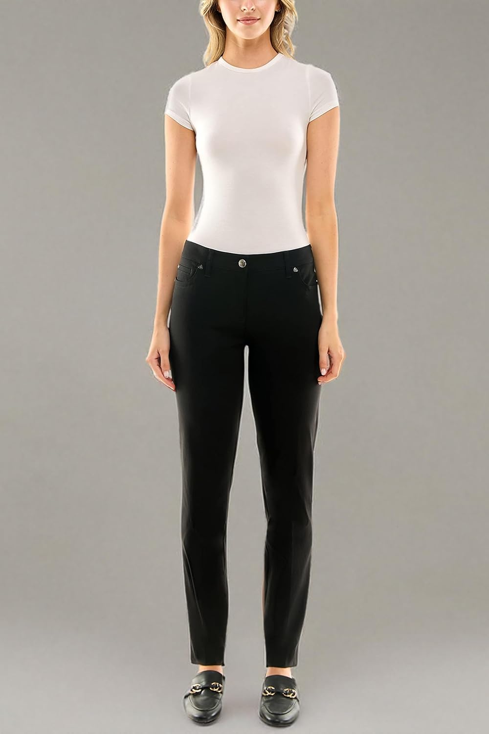 Zac & Rachel Women's Millennium Fabric Pant - Perfectly Designed Woven Stretch Combination That Makes for The Most Flattering - Image 8