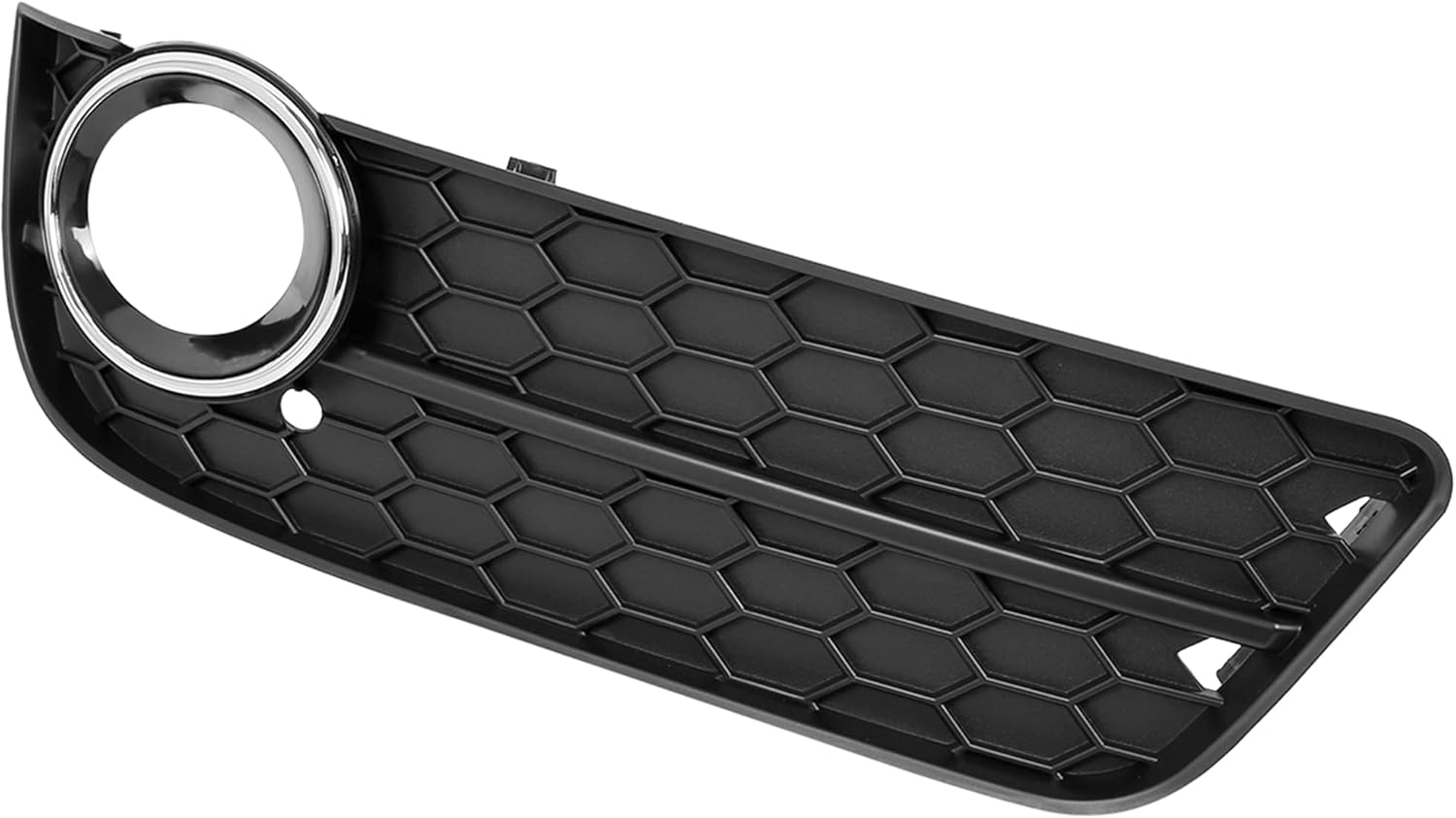 Unifizz Car Front Bumper Fog Light Lamp Right Side Grille Cover Fog light Frame Honeycomb Mesh Bezel Trim Black Front Grill 8T0807682 Fit For Audi A5 Quattro