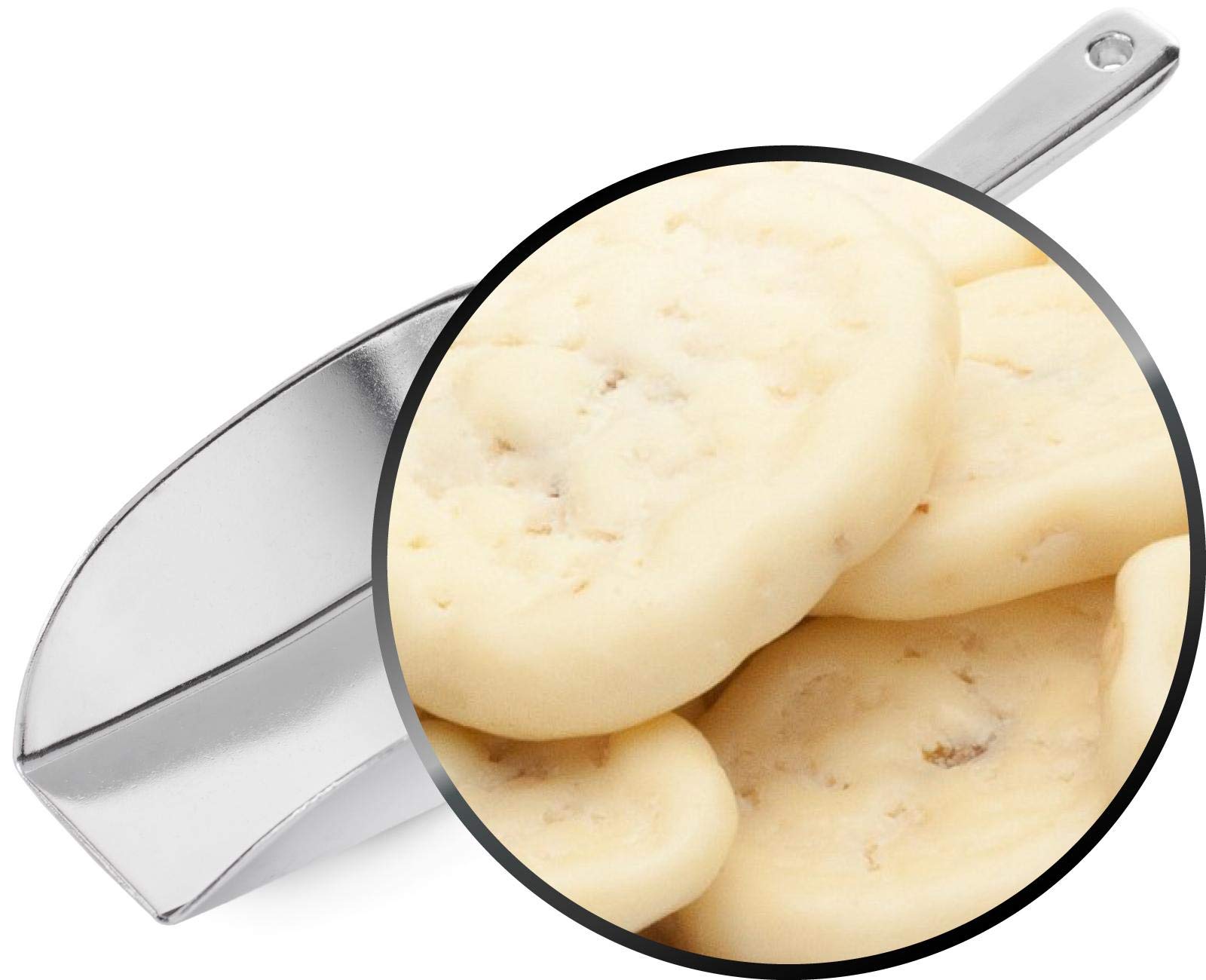 1 x 4kg Bananenscheiben in Joghurtschokolade mit natürlichem Vanillearoma exotischer Traum Joghurt Bananenchips vegetarisch glutenfrei