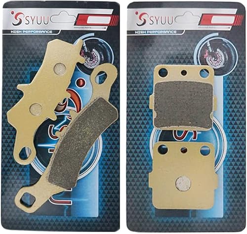 Pastillas de freno delanteras y traseras, pieza de repuesto compatible con Kawasaki KX80 KX 80 1997-2000 KX85 KX 85 2001-2020 KX100 KX 100 1997-2020