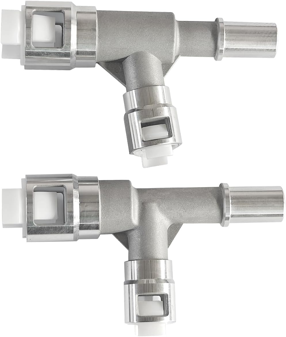 2 Pcs Metal Heater Hose Connector Fits for Cadillac Escalade Chevy Avalanche Silverado Suburban Tahoe GMC Sierra Yukon 800-414HP, 800-413HP