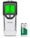 Stud Finder Wall Scanner - 5 in 1 Stud Finder Tool with Smart Chip LCD Display, Stud Detector for the Center and Edge of Wood, AC Wire, Joist, Metal Pipe (Silver Grey)