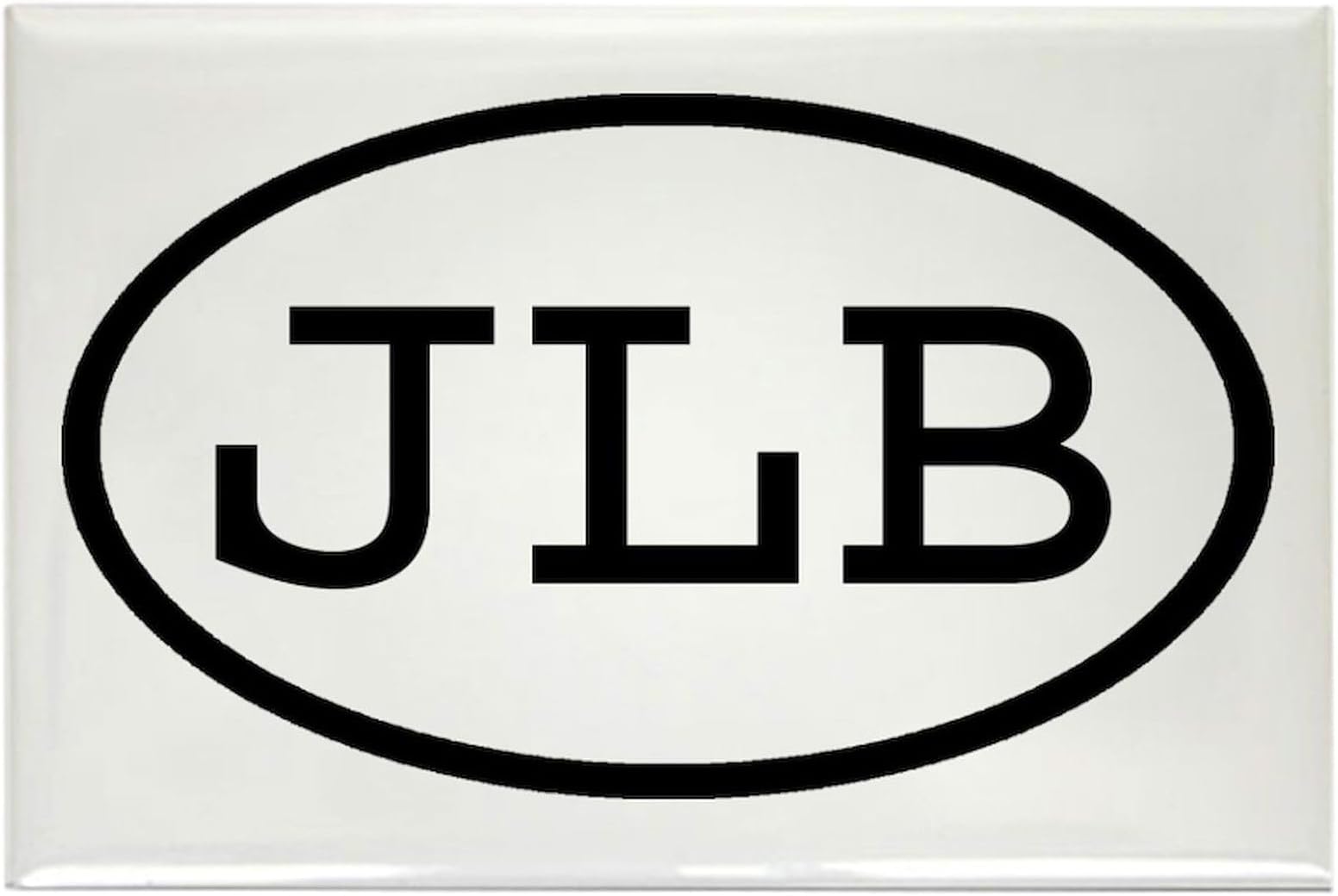 CafePress JLB Oval Rectangle Magnet (10 Pack) Rectangle Magnet, 2"x3" Refrigerator Magnet (10 Pack)