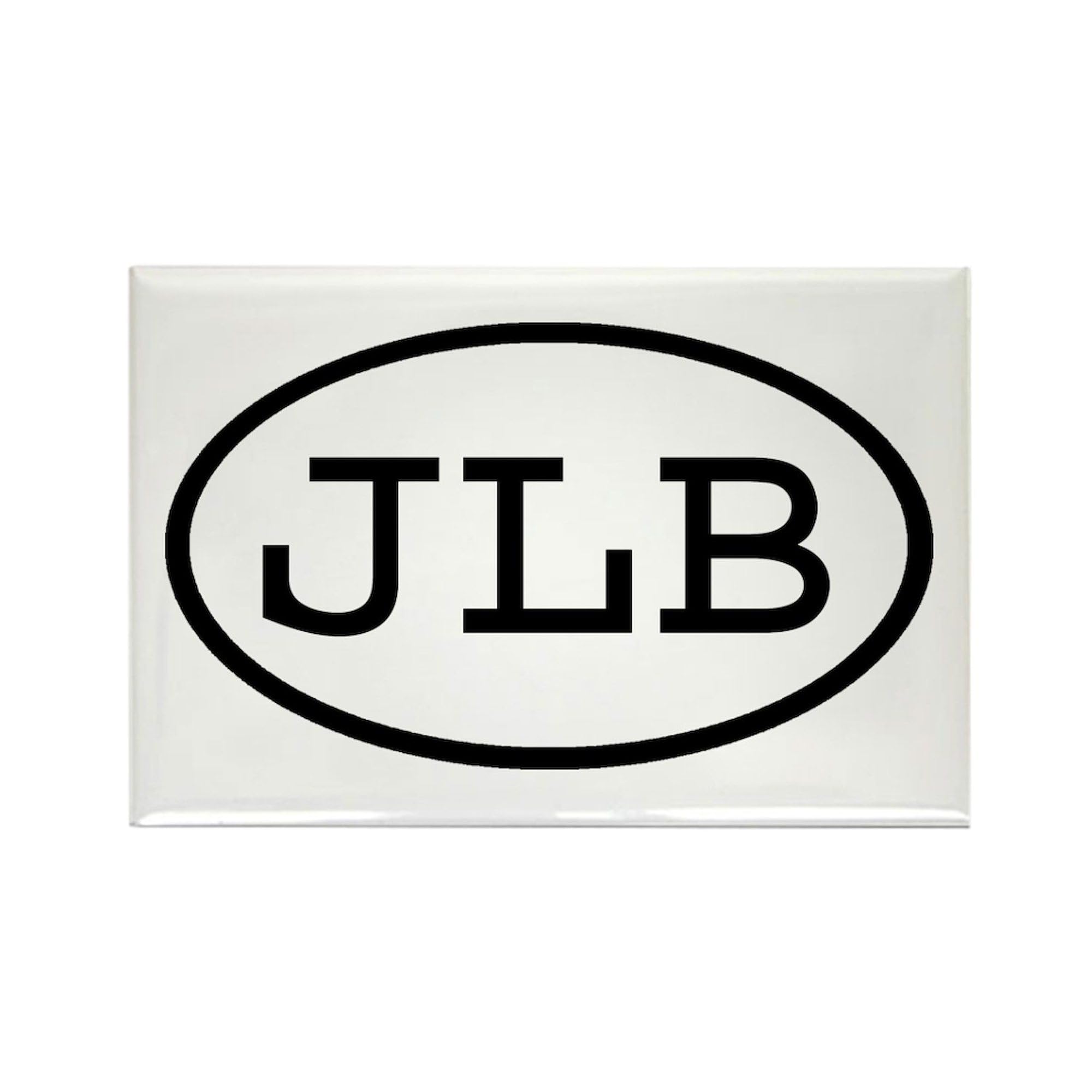 CafePress JLB Oval Rectangle Magnet (10 Pack) Rectangle Magnet, 2"x3" Refrigerator Magnet (10 Pack)