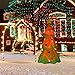 ShinyDec Christmas Inflatables 9 Foot Xmas Tree with 3 Colors Changing Lights Airblown Yard Decorations, Green