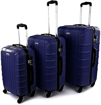 Easy Travel - Juego de Maletas Azul Oscuro : Amazon.es: Equipaje