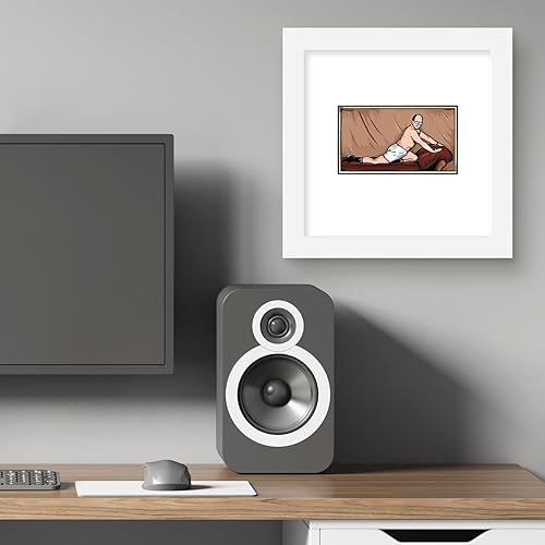 Miniatura 5 de Trends International Gallery Pops Seinfeld - Póster ilustrado de pared de George Costanza The Art of Seduction, 12 x 12 pulgadas, versión de marco