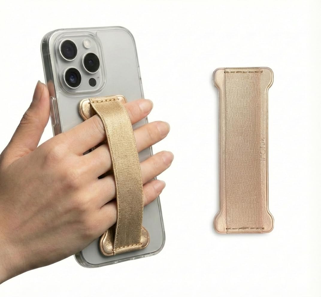Hand Holder Strap for Smartphones&Tablet, Handle Grip (Gold)-2Pack