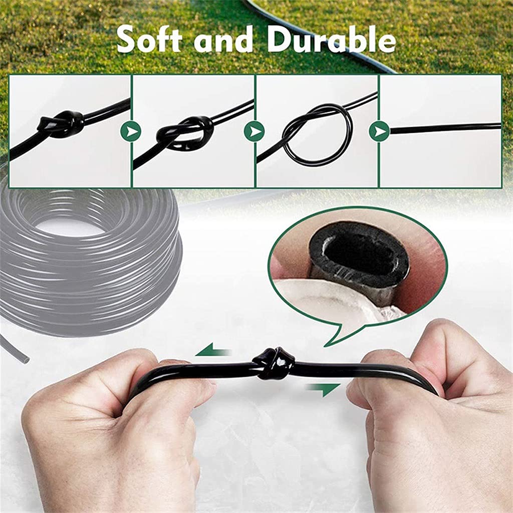 Cinta para riego por goteo, Manguera de riego de 10-90m, tubo de goteo de 4/7mm, sistema de riego de PVC for invernadero(90M)