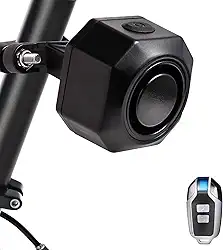 Alarme de bicicleta USB recarregável sem fio remoto alarme inteligente antifurto vibração buzina com sensor de movimento à prova d'água 110db buzina de bicicleta para Ebikes bicicleta motocicleta