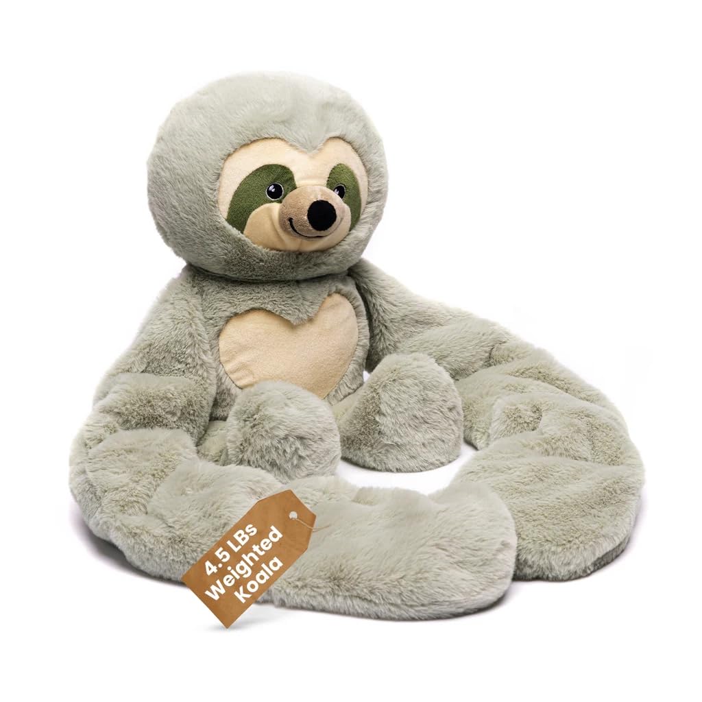 Plushland Original 5lbs Weighted Stuffed Animals Plush Toys with Long Arms Giant Plushies Pillow Hugging Toy Gifts with