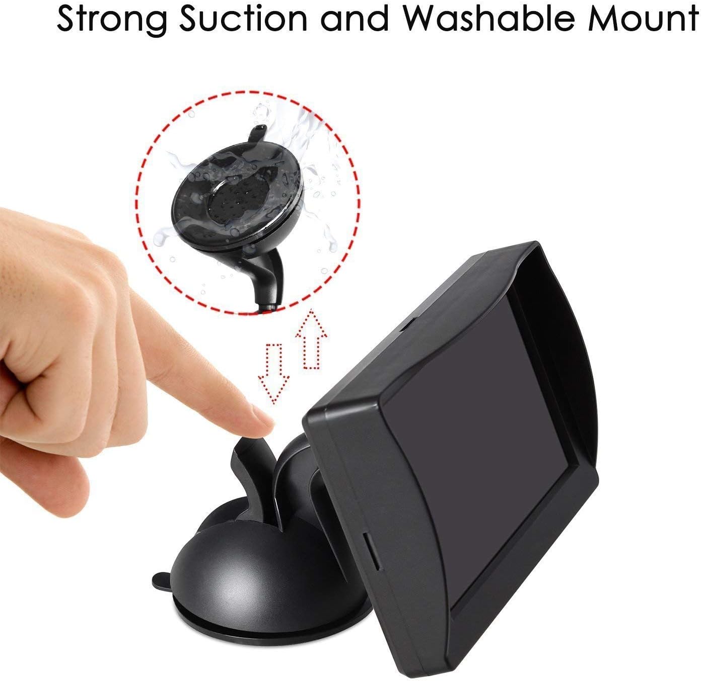 Super Deal Product AUTO-VOX M1 4.3’’ TFT LCD Monitor Backup Camera Kit, Easy One-Wire Installation, IP 68 Waterproof Camera for Truck, Sedan