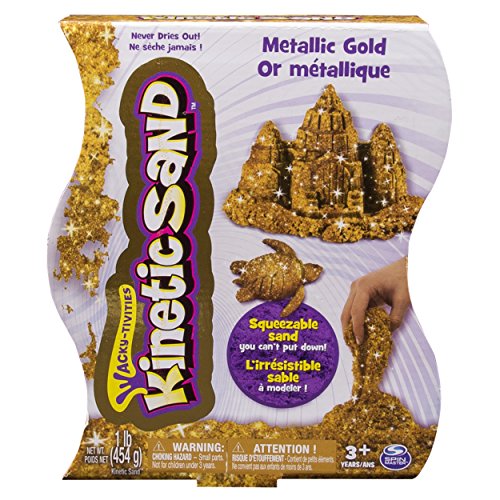 Cinética Arena, 0,5 Kg (454g) Metálico Oro