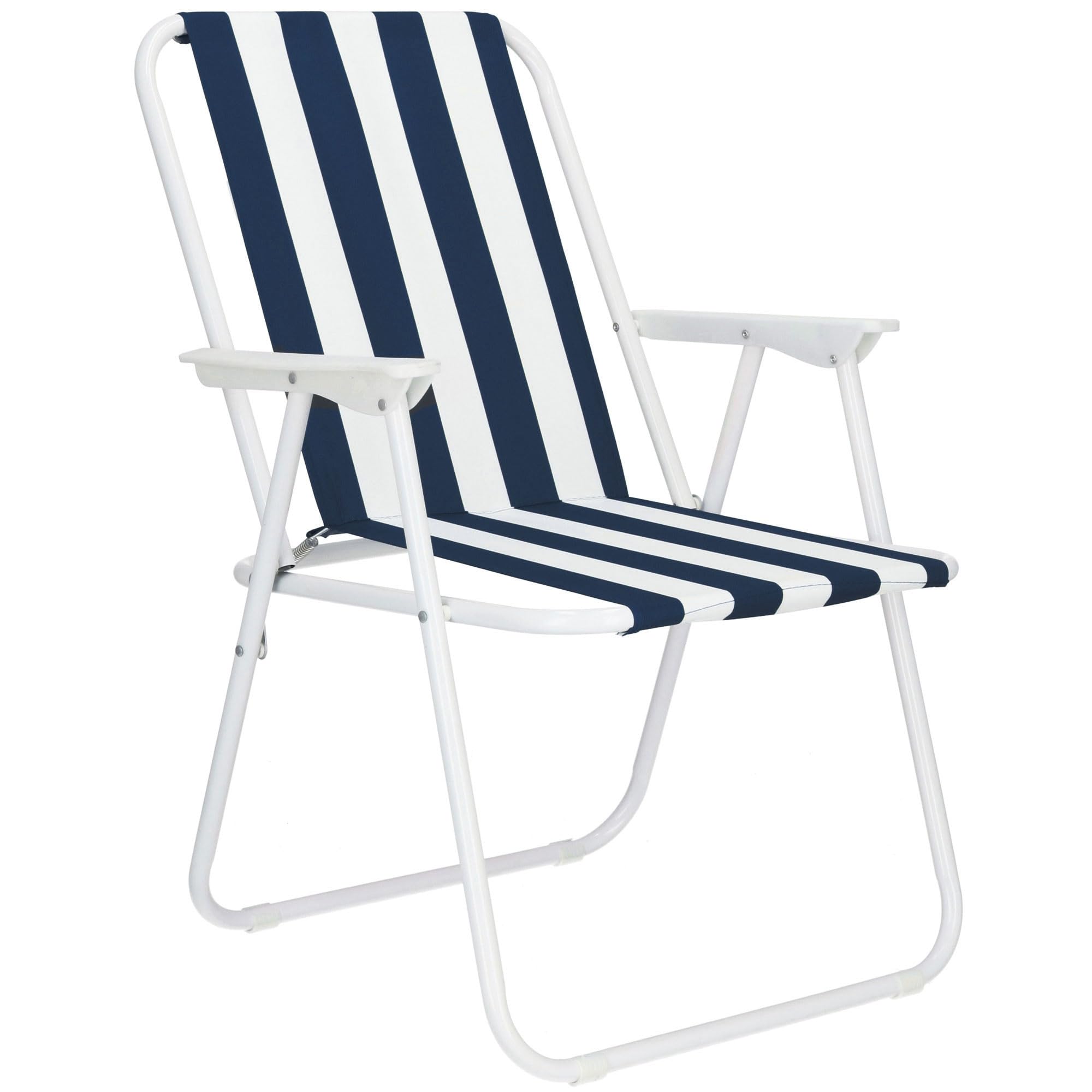 SPRINGOS Campingstuhl faltbar leicht - Klappstuhl Camping belastbar bis 100 kg, Campingstuhl kleines Packmaß - Faltbarer Gartenstuhl klappbar für Outdoor & Balkon