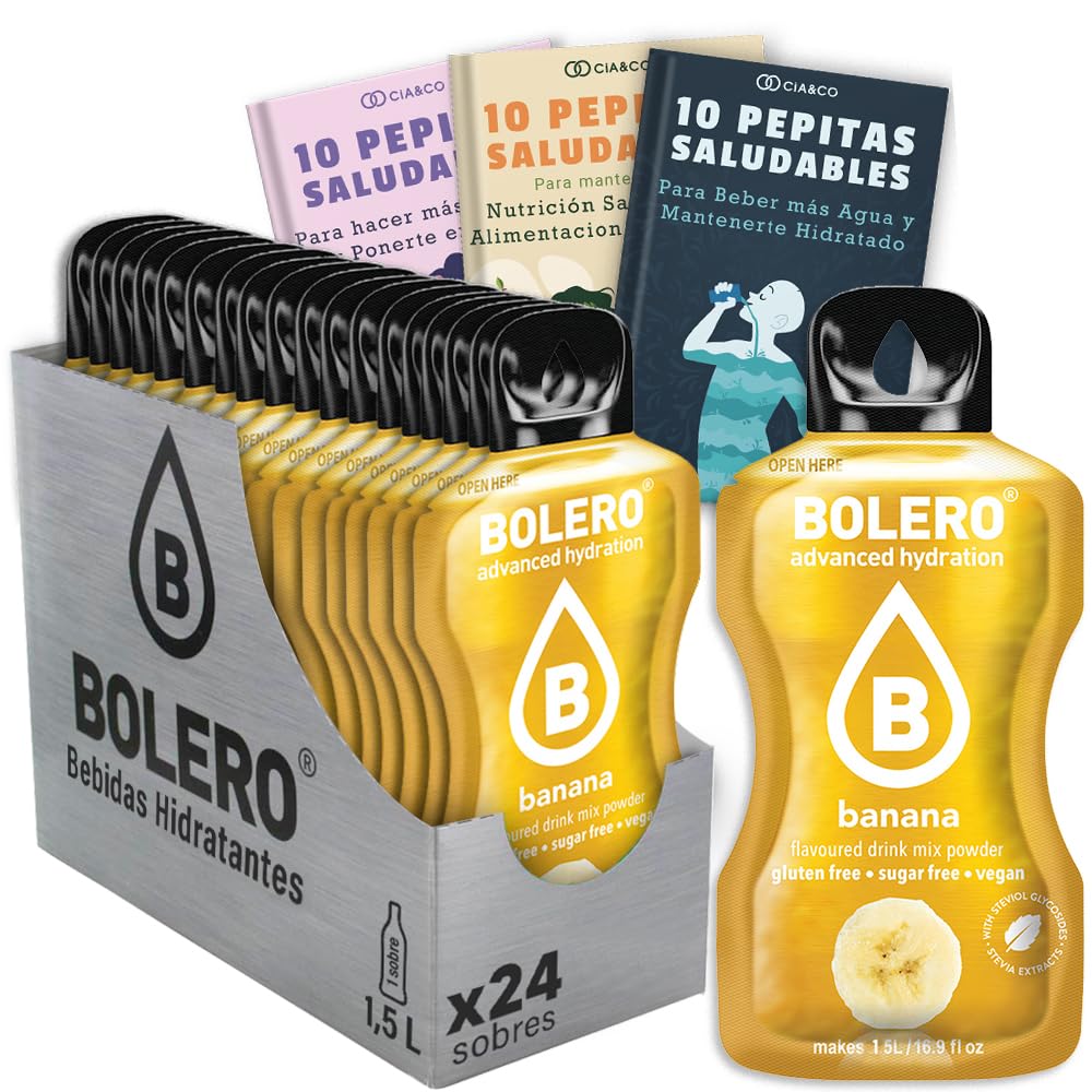 24 x Bebida Bolero COLA Hidratante Sin Azucar (24x9 grs) + 30 Pepitas Saludables para una vida más sana by Cia&Co — view 229