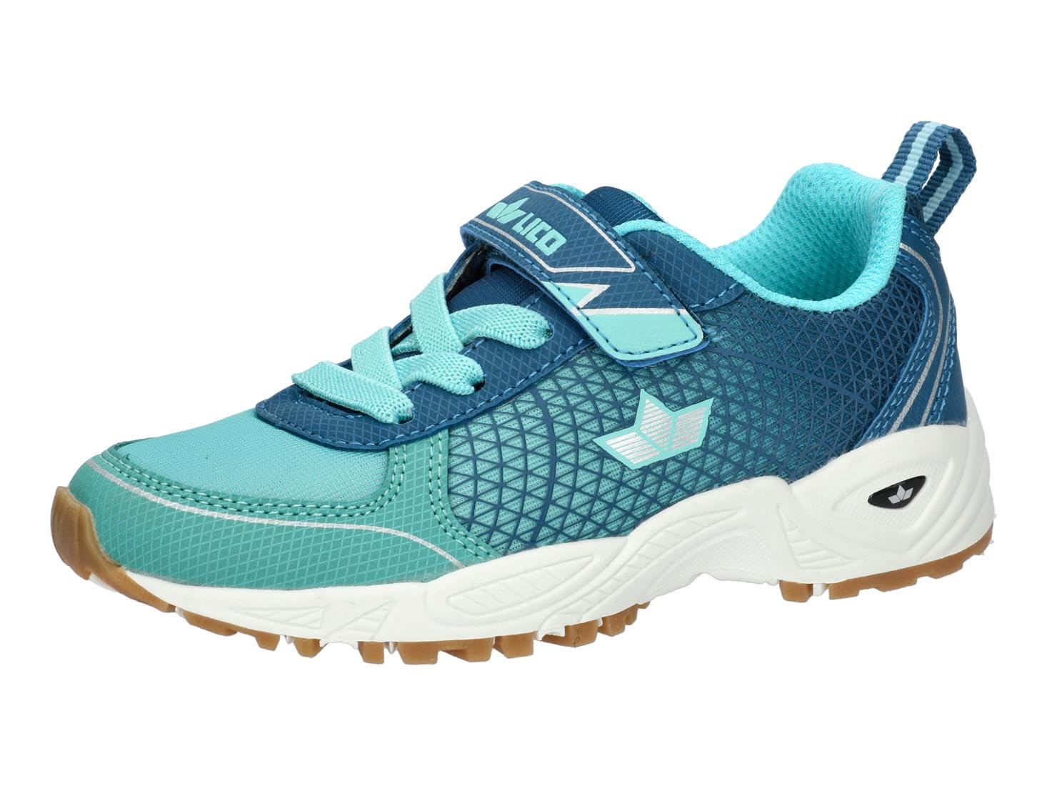 Lico Unisex Kid's Noa Vs Sneaker, Turquoise Petroleum, 41 EU