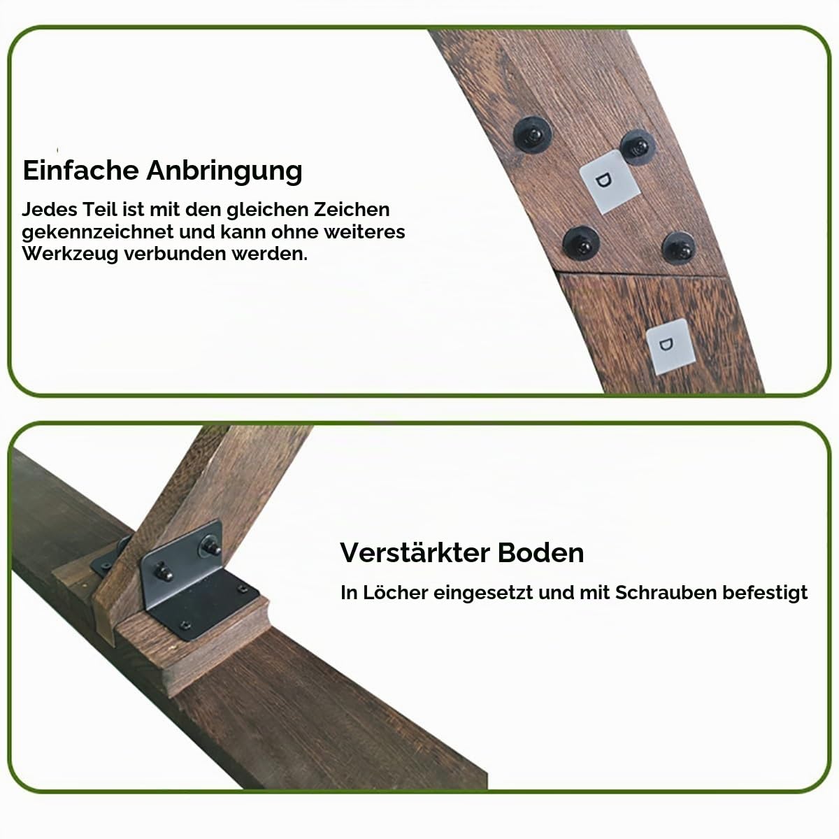 Outdoor-Hochzeitsbogen for Zeremonien, runder Hochzeitsbogen, Gartenbogen, Holzbogen, for Hochzeitszeremonie, Party, Heiratsantrag, Garten-, Strand- und Walddekoration.