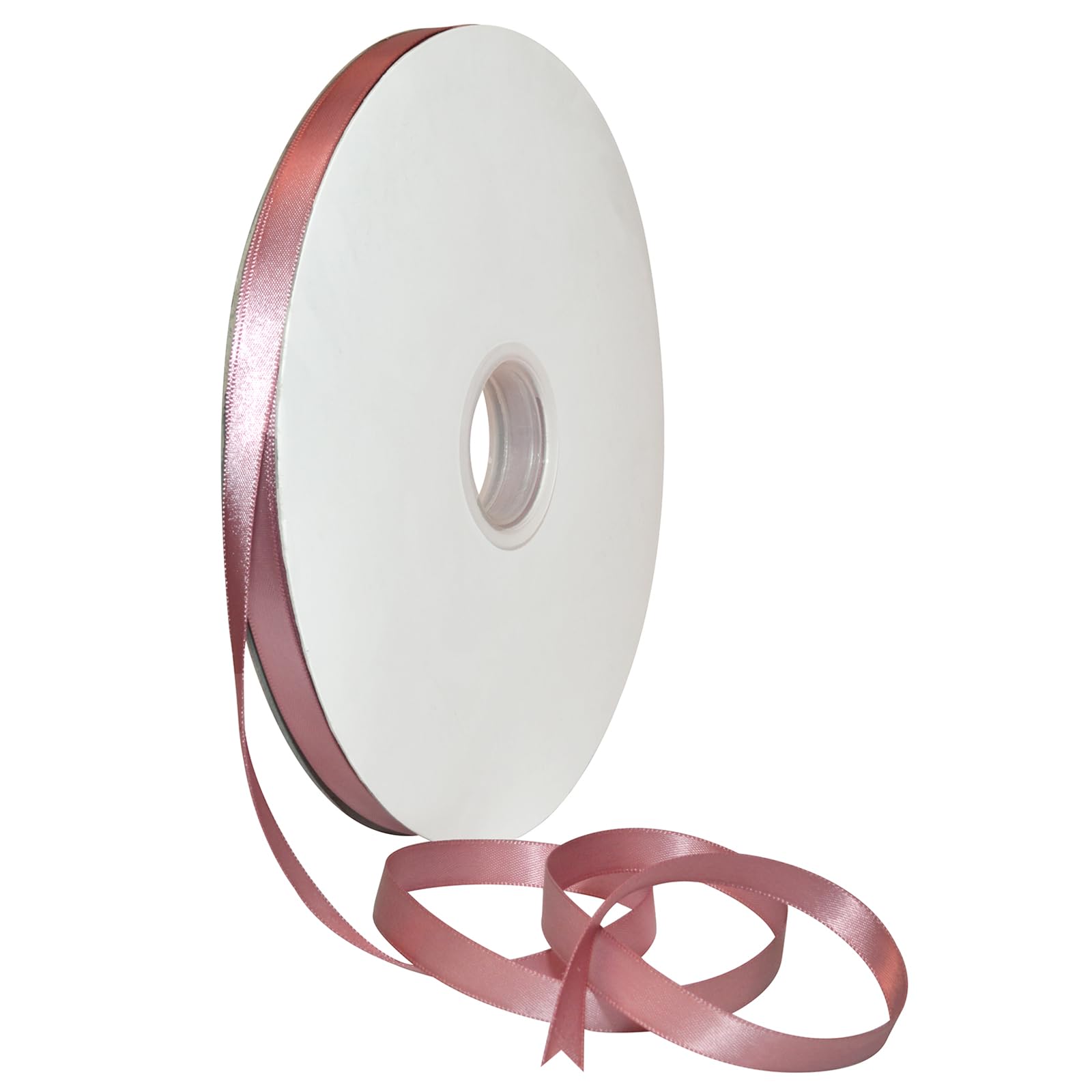 Morex Ribbon Ribbon, Polyester, Rosy Mauve, 3/8" x 100 Yd