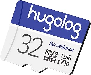 Hugolog 32GB Micro SD Card, MicroSDXC UHS-I Memory Card - 100MB/s, 667X, U1, Class10, FHD Video V10, A1, FAT32, High Speed Flash TF Card P500 for Cemera/Phone/Dash Cam/Tablet/PC/Computer with Adapter