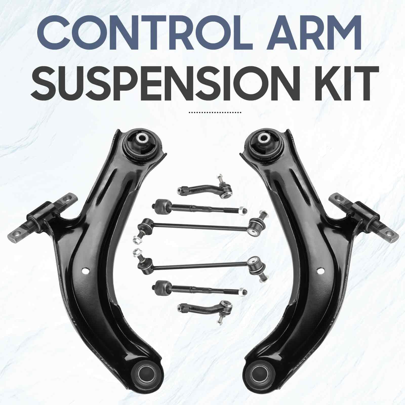 8pc Front Lower Control Arm & Sway Bar Suspension Kit For 2000-2006 Nissan Sentra
