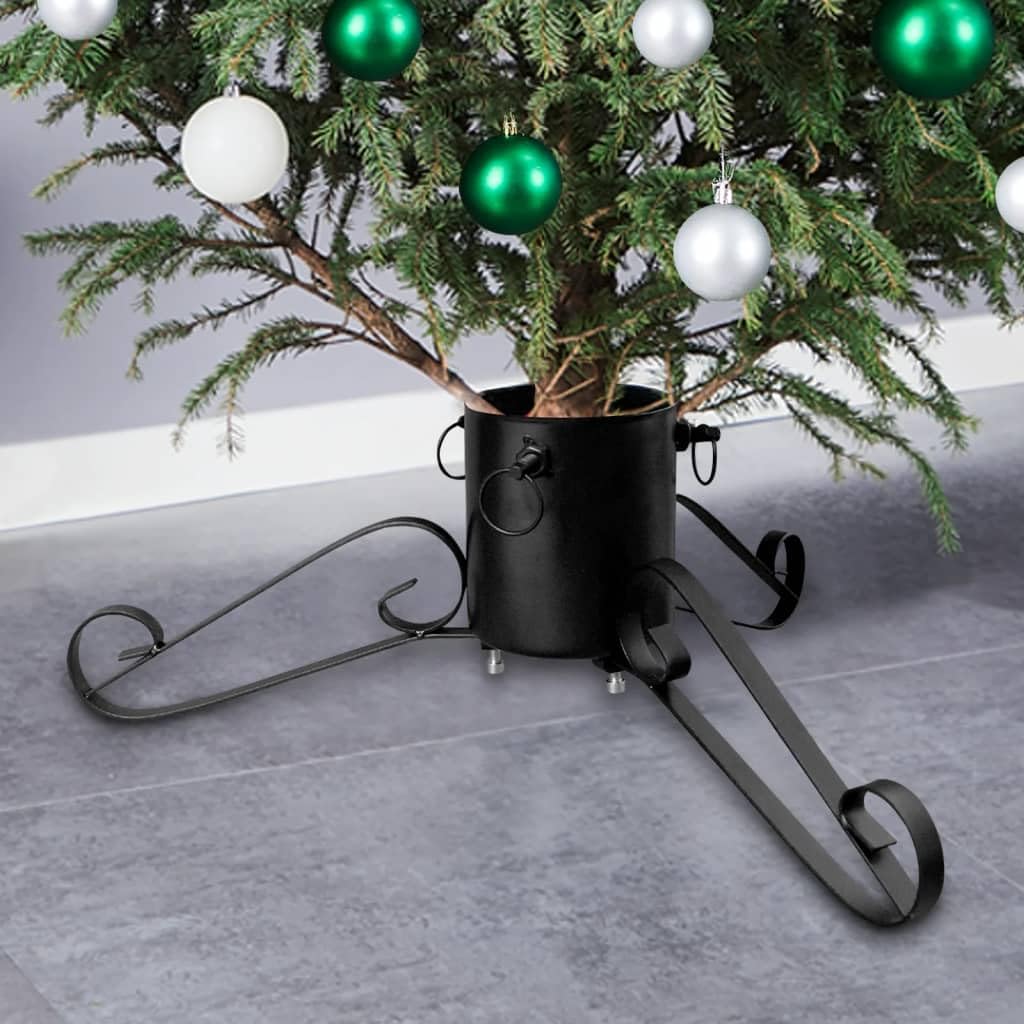 Support de Sapin de Noël Noir 58x58x21 cm,Supports de Sapin de Noël,1.48kg-331319