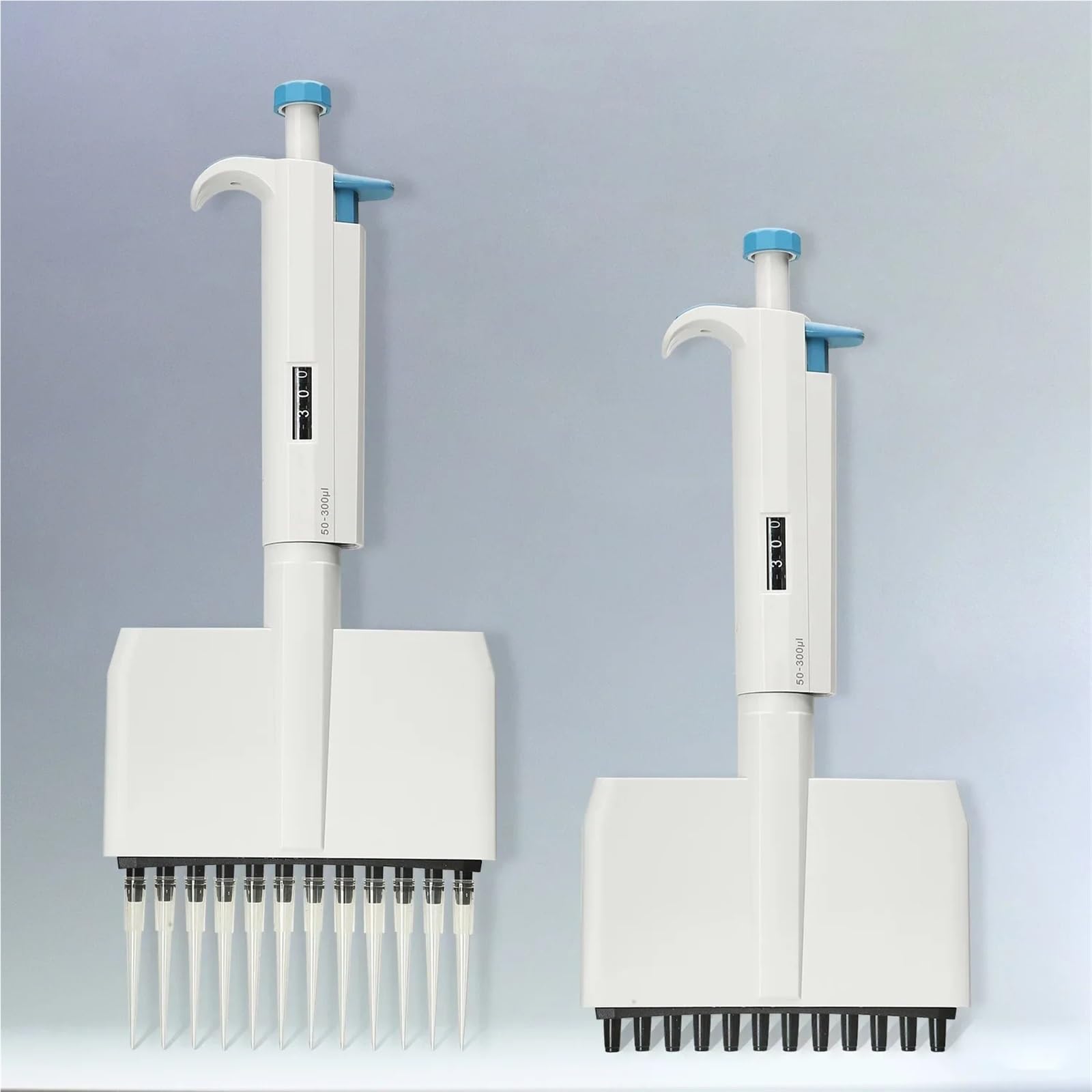 Pipeta Digital de 0,5 ul a 300 ul con Ajuste Manual y Capacidad Variable(0.5-10ml)