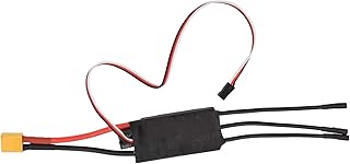 VGEBY ESC Speed Controller, Brushless Eletronic Speed Controller for Adjustable BEC RC Drone Foam Airplanes Accessory Modeling Accessories