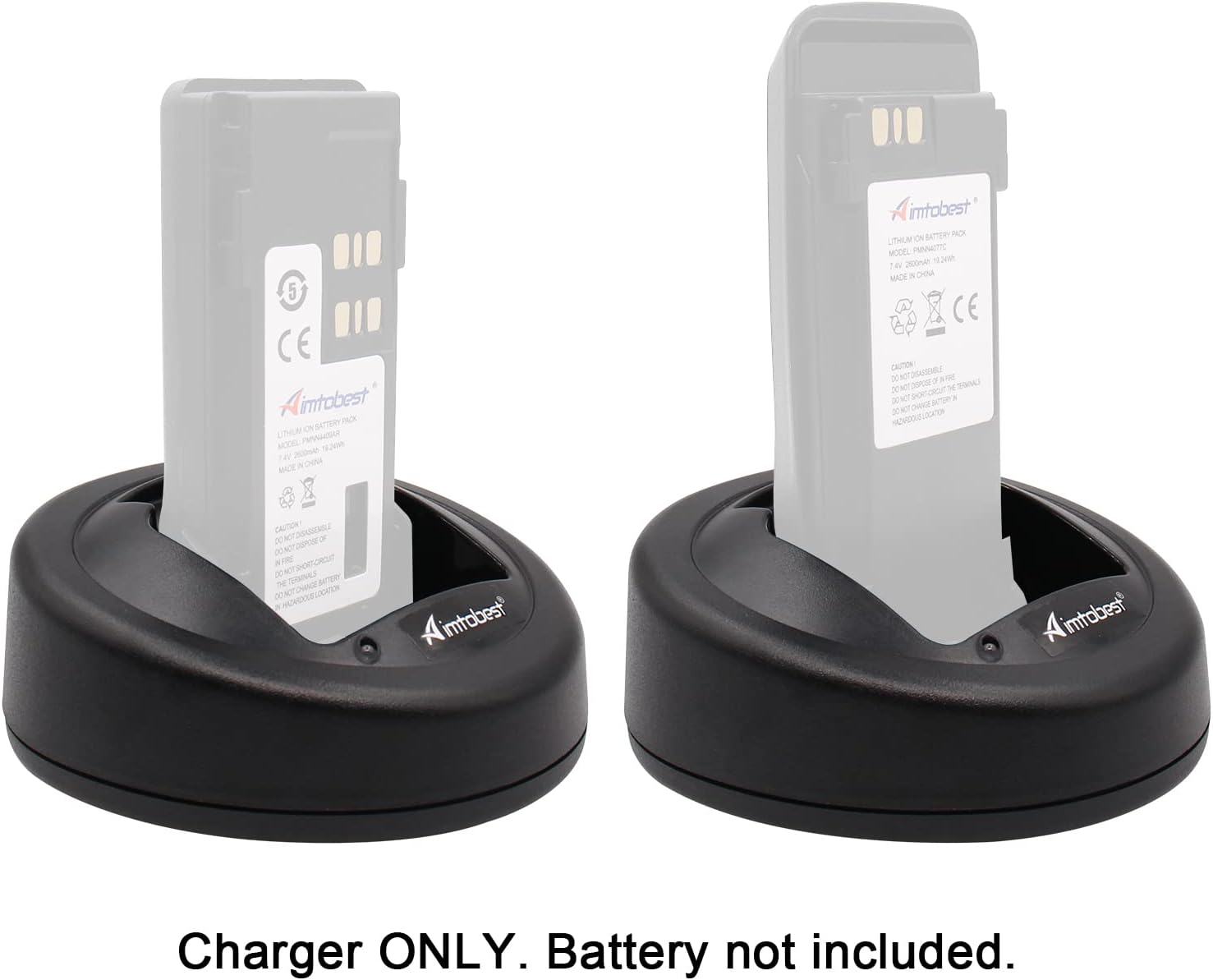 WPLN4226 WPLN4232 NNTN8117 Charger Compatible for Motorola R7 XPR3300e XPR3500e XPR6550 XPR7550 XPR7580 XPR6580 APX4000 DP3400 DP3600 XiRP8208 XiRP8260 Radio PMNN4409 PMNN4077 Battery - Image 6