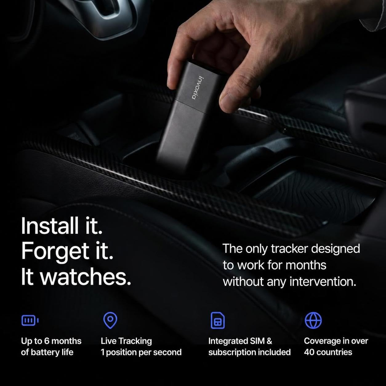 Invoxia GPS Tracker Pro MAX - hasta 6 Meses de autonomía