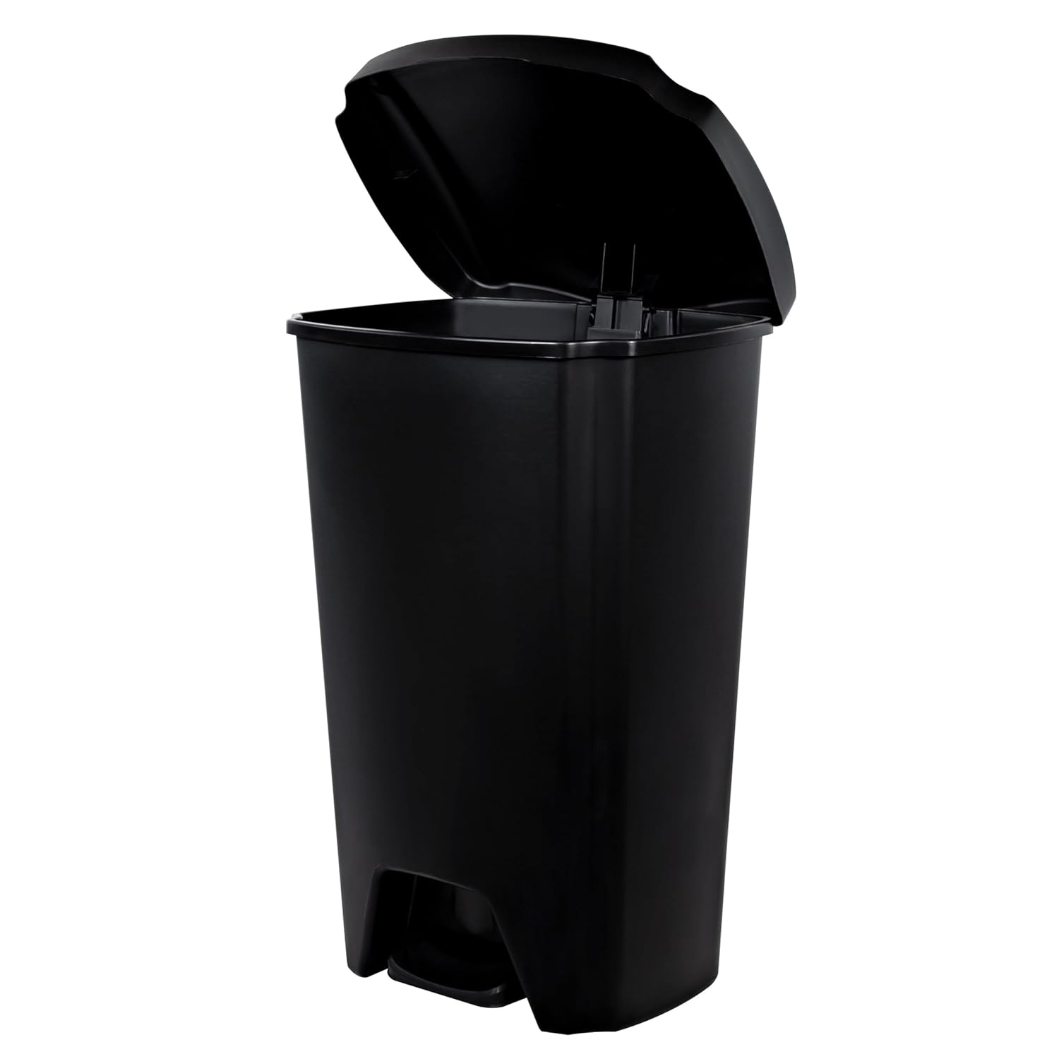 12.1 Gallon Trash Can, Plastic Step On Kitchen Trash Can