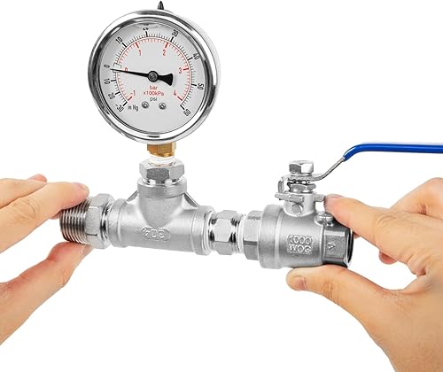 Miniatura 7 de Instalación de tubería de acero inoxidable 304, adaptador de rosca hembra NPT de 12 "x 12" x 12 "(4 unidades)