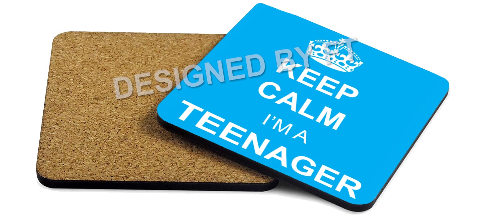 Keep Calm I'm a Teenager Coaster (Blue) By FT.