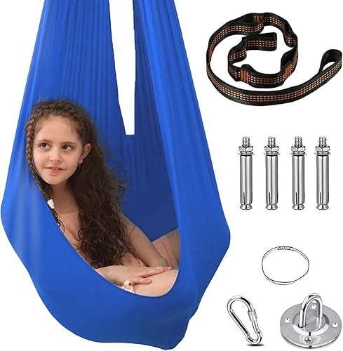 Sillas oscilantes sensoriales para niños, terapia de alegría sensorial duradera, terapia colgante para interiores y exteriores, hamaca para niños,