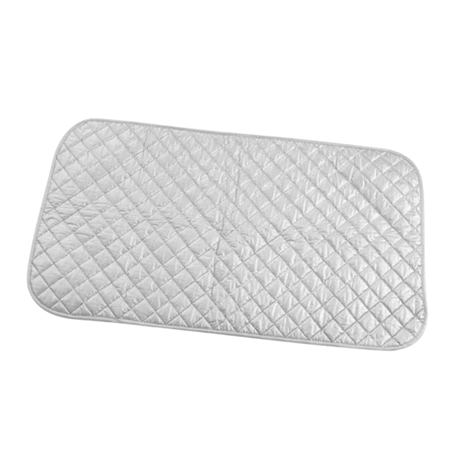 CYDZSRA Versatile Non Slip Ironing Blanket Ironing Mat Portable Laundry Pad For Efficient Home And Sewing Room Blanket Mat Laundry Pad Portable, Gray, 85x48cm
